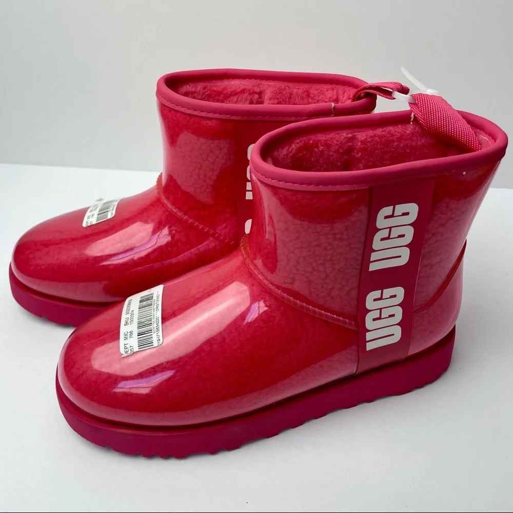NWT UGG Clear Mini Boot — Pink - Picture 8 of 8
